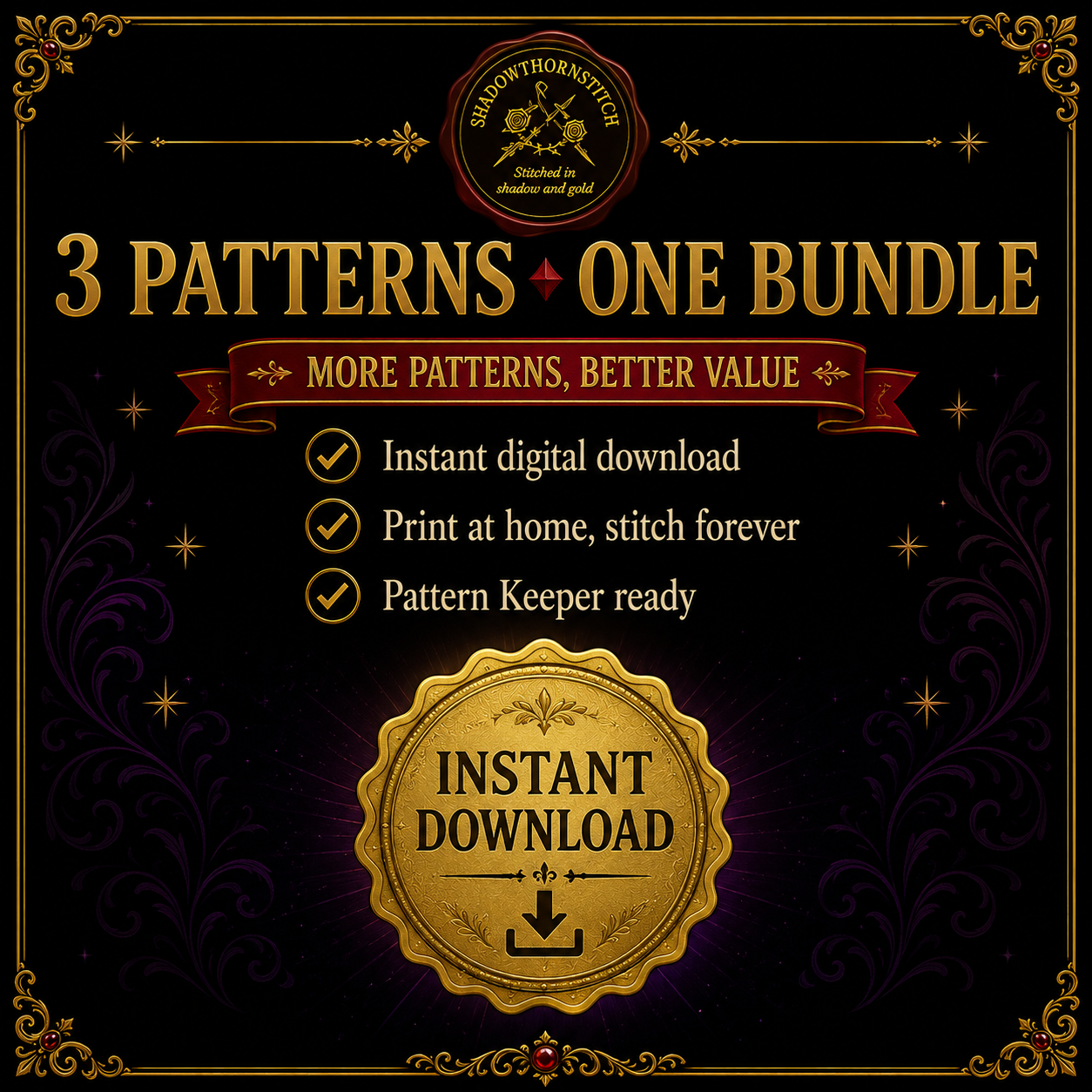 Medieval Cat cross stitch pattern bundle - 10-counted-cross-stitch-cat-pack