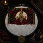 Dagger Through Rose cross stitch gift idea for gothic stitchers and dark fantasy lovers