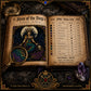 Dark Siren Gothic Mermaid cross stitch close-up detail showing intricate gothic stitch work