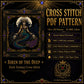 Dark Siren Gothic Mermaid cross stitch pattern by DarkStitchCo — instant PDF download with bonus patterns
