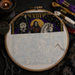 Death Tarot Card Xiii cross stitch gift idea for gothic stitchers and dark fantasy lovers