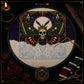 Deaths Head Moth Crown cross stitch pattern by DarkStitchCo — instant PDF download with bonus patterns