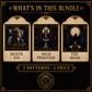 Gothic Tarot cross stitch pattern bundle - 02-gothic-tarot-cross-stitch-bundle-whats-included