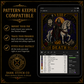 Gothic Tarot cross stitch pattern bundle - 08-gothic-tarot-cross-stitch-pattern-keeper-compatible