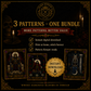 Gothic Tarot cross stitch pattern bundle - 01-gothic-tarot-cross-stitch-pattern-bundle-empress-emperor-magician