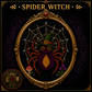 Gothic Witch cross stitch pattern bundle - 05-spider-witch-cross-stitch-pattern