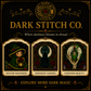 Cozy Witch cross stitch pattern bundle - 10-shadowthornstitch-cozy-witch-cross-stitch-patterns