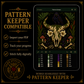 Dark Botanical cross stitch pattern bundle - 08-dark-botanical-cross-stitch-pattern-keeper-compatible