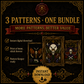 Gothic Moth & Skull cross stitch pattern bundle - 09-gothic-moth-skull-cross-stitch-bundle-3-patterns-value