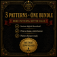 Skull & Butterfly cross stitch pattern bundle - 09-skull-butterfly-cross-stitch-bundle-3-patterns-value
