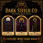Dark Angel cross stitch pattern bundle - 10-gothic-cross-stitch-pattern-set