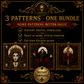 Gothic Vampire cross stitch pattern bundle - 09-dark-vampire-counted-cross-stitch