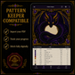 Gothic Dragon cross stitch pattern bundle - 04-shadow-dragon-moon-cross-stitch