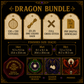 Gothic Dragon cross stitch pattern bundle - 05-gothic-dragon-embroidery-pattern