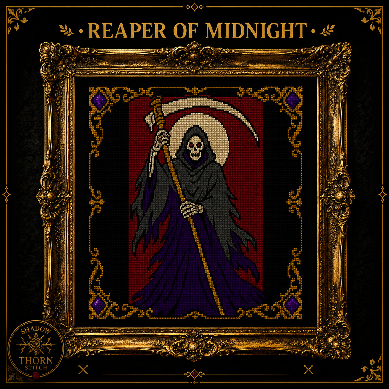 Death & Reaper cross stitch pattern bundle - 04-death-reaper-cross-stitch-pattern