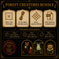Gothic Forest cross stitch pattern bundle - 04-hedgehog-herbalist-cross-stitch