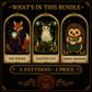 Gothic Forest cross stitch pattern bundle - 06-gothic-woodland-cross-stitch-pdf