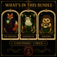Gothic Forest cross stitch pattern bundle - 09-dark-cottagecore-counted-cross-stitch