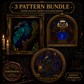 Oracle & Apothecary cross stitch pattern bundle - 08-spooky-cross-stitch-wall-art-decor