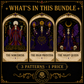Dark Goddess cross stitch pattern bundle - 02-hecate-triple-goddess-cross-stitch