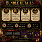 Tarot Major Arcana cross stitch pattern bundle - 06-witchy-tarot-cross-stitch-pdf