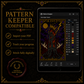 Tarot Major Arcana cross stitch pattern bundle - 07-moon-cross-stitch-tarot-chart