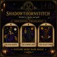 Tarot Major Arcana cross stitch pattern bundle - 11-gothic-tarot-wall-art-decor