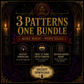 Underworld Gods cross stitch pattern bundle - 09-spooky-cross-stitch-wall-art-decor