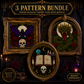 Gothic Witchcraft cross stitch pattern bundle - 01-gothic-witchcraft-cross-stitch-bundle