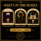 Gothic Witchcraft cross stitch pattern bundle - 02-witch-grimoire-cross-stitch-pattern