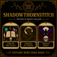 Gothic Witchcraft cross stitch pattern bundle - 11-gothic-witch-wall-art-decor
