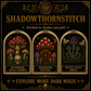 Gothic Mushroom cross stitch pattern bundle - 01-gothic-mushroom-cross-stitch-pattern-bundle