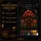 Gothic Mushroom cross stitch pattern bundle - 08-pattern-keeper-mushroom-cross-stitch