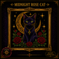 Black Cat cross stitch pattern bundle - 05-moon-black-cat-cross-stitch-pdf