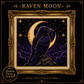 Gothic Raven cross stitch pattern bundle - 03-raven-moon-cross-stitch-pattern