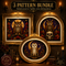 Gothic Owl cross stitch pattern bundle - 01-owl-cross-stitch-pattern-bundle