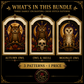 Gothic Owl cross stitch pattern bundle - 02-gothic-owl-cross-stitch-set