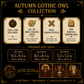Gothic Owl cross stitch pattern bundle - 07-gothic-owl-cross-stitch-chart