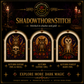 Gothic Owl cross stitch pattern bundle - 12-occult-owl-cross-stitch-collection