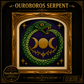 Gothic Snake cross stitch pattern bundle - 04-ouroboros-occult-cross-stitch-pattern