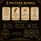 Gothic Snake cross stitch pattern bundle - 06-counted-cross-stitch-pattern-pack