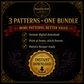 Gothic Snake cross stitch pattern bundle - 10-dark-cottagecore-cross-stitch-bundle