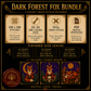 Gothic Fox cross stitch pattern bundle - 06-forest-cross-stitch-pattern-pack