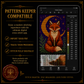 Gothic Fox cross stitch pattern bundle - 08-pattern-keeper-fox-cross-stitch