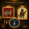 Medieval Cat cross stitch pattern bundle - 01-cat-cross-stitch-pattern-bundle
