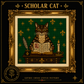 Medieval Cat cross stitch pattern bundle - 02-dark-academia-cat-cross-stitch