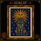 Medieval Cat cross stitch pattern bundle - 04-gothic-cat-cross-stitch-pattern