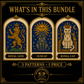 Medieval Cat cross stitch pattern bundle - 06-witchy-cat-cross-stitch-set