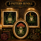 Gothic Frog cross stitch pattern bundle - 01-frog-cross-stitch-pattern-bundle