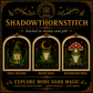 Gothic Frog cross stitch pattern bundle - 06-witchy-frog-cross-stitch-set